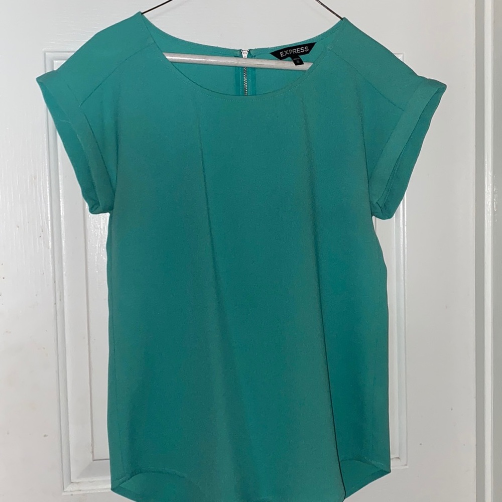 Mint color blouse